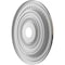 Ekena Millwork Cole PVC Ceiling Medallion (Fits Canopies up to 6"), Metallic Dark Bronze, 22"OD x 3 1/2"ID x 1"P CMP22COCDB - alternate 5